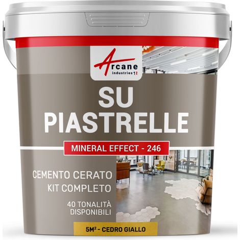 Microcemento su piastrelle - 5 m² (in 2 strati) Cedro Giallo - ARCANE INDUSTRIES