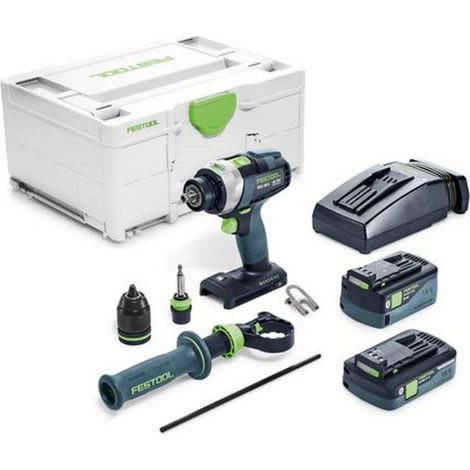 FESTOOL Akku-Schlagbohrschrauber TPC 18/4 5,0/4,0 I-Plus QUADRIVE - 577651