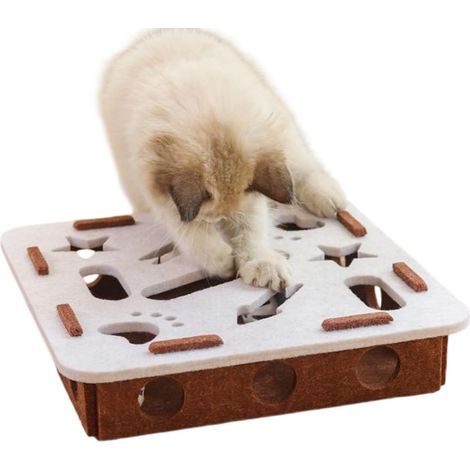 Puzzle à gratter pour Chats - Protection des Griffes - Jouet Puzzle - pour (1/5)