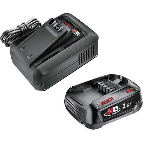 GARDENA 14913-20 Starter Kit QC AL 18V-44 + 1 x 2,5 Ah SoC Batteria dell'utensile e caricabatterie 18 V 2.5 Ah Li-Ion