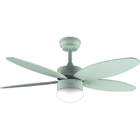 Cecotec - Ventilatore da Soffitto con Luce EnergySilence Aero 4260 Full Mint - 40 W con Motore DC e 42” con Luce LED, Telecomando, Timer, 6 Velocità e 5 Pale Reversibili (1/5)