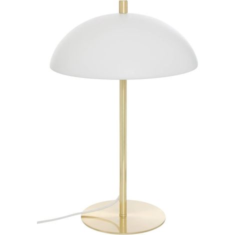 Lampe à Poser Design en Métal "Delcia" 45cm Blanc