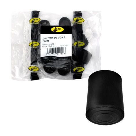 Tappo conico nero - 20 mm - 25 unità (1/5)