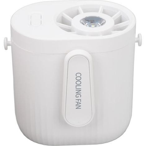 Ventilateur de taille professionnel à 3 vitesses réglables, longue autonomie, fonctionnement silencieux, portable, à pince, pour chantiers extérieurs, noir (1/5)