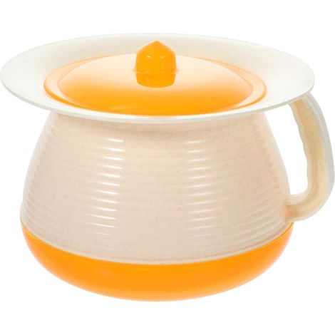 Pot D'Urine Portable Avec Couvercle Étanche Seau Hygiénique Pour Enfants Adultes Femmes Enceintes Personnes Âgées Usage Domestique Camping 8.07X8.07X5.31 Pouces (1/5)