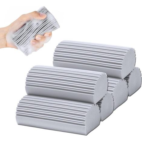 royaluxe - Lot de 6 éponges attrape-poussière réutilisables, durables, super absorbantes pour la maison (1/5)