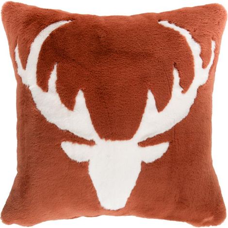 Amadeus - Coussin cerf Luxe terracotta 50x50 cm