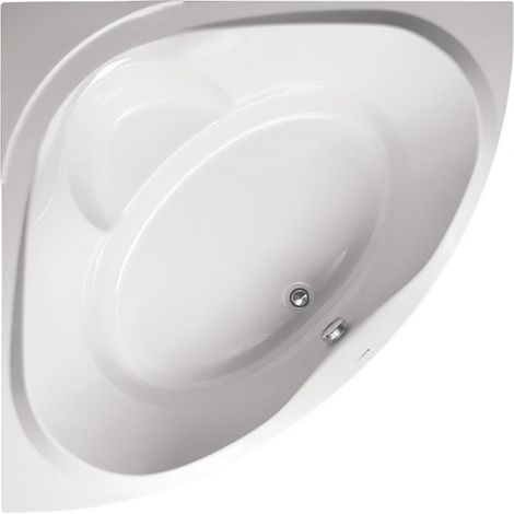 Grande baignoire d'angle duo ATHENA 150x150 x45 cm
