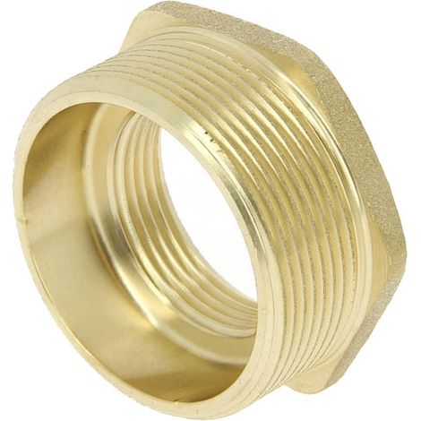 Watts – Réduction laiton 6 pans mâle 2' femelle 1'1/4 – Filetage 50-33 – Normes A.C.S. NF EN 12164 – Pour installations sanitaires et chauffage (1/4)