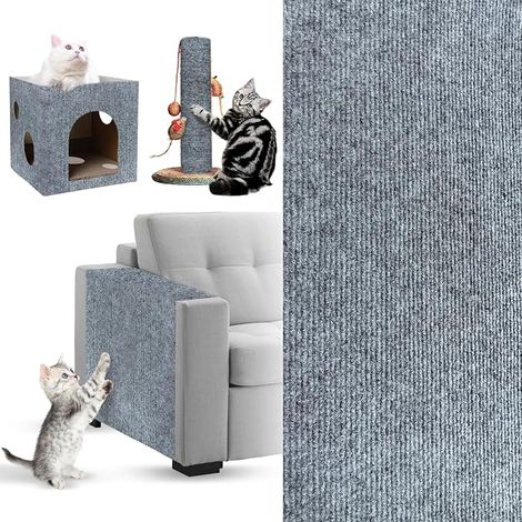 Scratcher, 40 x 200 cm Mat for Cats, Trimmable Cats Scratching Mat, Mat, Mat, for Protecting Furniture and Sofas (1/5)