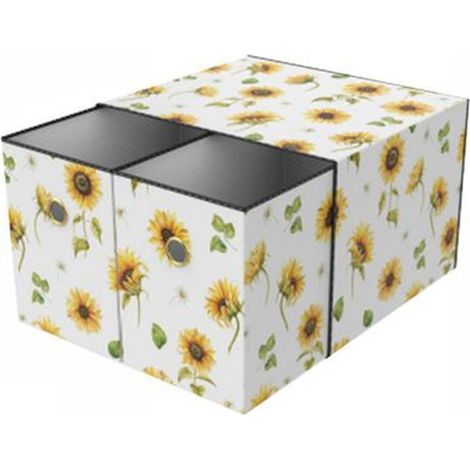 TRADE SHOP - Scatola Salvaspazio Portatutto Porta Oggetti Organizer Armadi Scaffali 39x34x26 - (1/3)