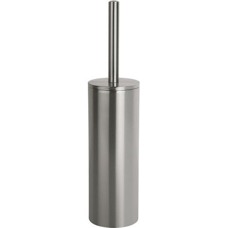 Scopino per WC con supporto in acciaio inox
