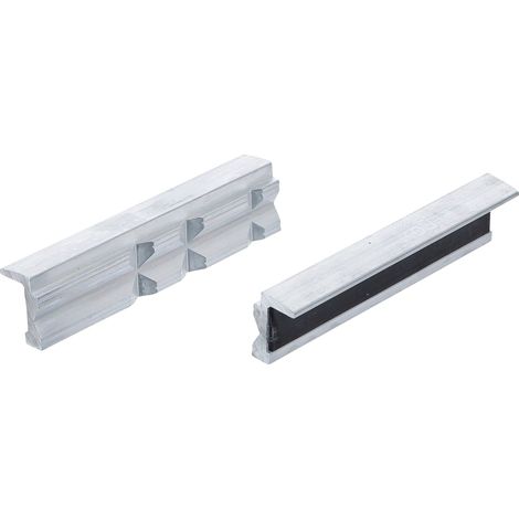Coppia copriganasce per morsa da banco alluminio larghezza 125 mm 2 pz. (1/3)