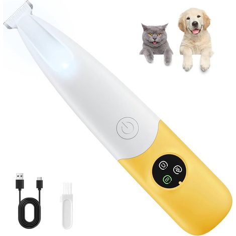 Wasserdichter, wiederaufladbarer Pfotentrimmer mit LED-Licht (1/5)