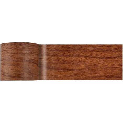 Ruban adhésif pour meubles, embellissez vos meubles, ruban de réparation pour sols, ruban de réparation effet bois pour meubles, portes, sols, tables et chaises, 1 pièce (brun rougeâtre) (1/5)