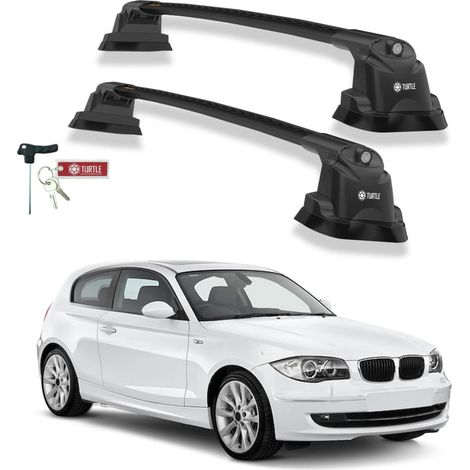 TURTLE kompatibel mit Bmw 1-Series (F21) 2012-2019 Dachträger Air3 Schwarz (1/5)
