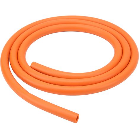 Chambre à air de vélo de 1,5 m, tube en mousse, silencieux insonorisant pour chambre à air de vélo, pour diamètre extérieur inférieur à 6 mm, orange (1/5)