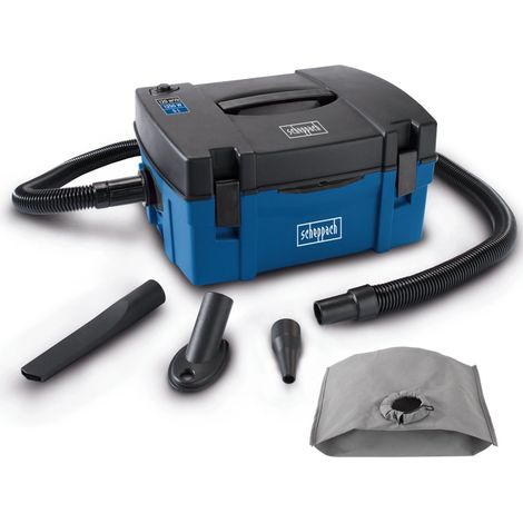 Absauganlage HD2P Scheppach - 1250W Kunststoffgehäuse inkl. Bohr-Absaugdüse & Saug-Blasdüse (1/5)