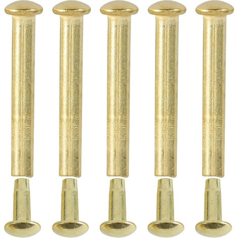 5 Sets Rivet, Écrou Métal, Fixation Solide, Accessoire Ventilateur Pliant, Réparation Portable