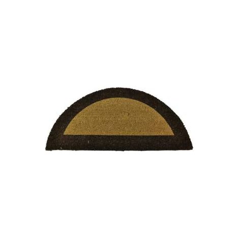 Zerbino Ecoco Semicerchio Cm.40X80 Marrone Spessore Mm.18 - cm.40x80, spessore mm.18