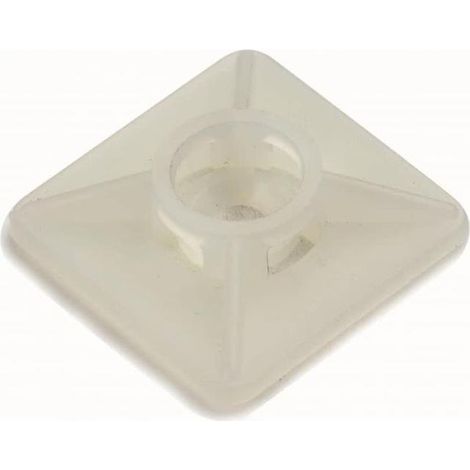 Base para bridas Cimco 181384 adhesivo tornillo 27x27 mm