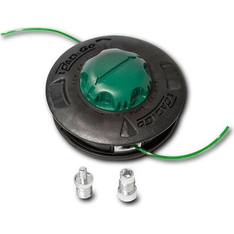 Applies to Oleo Mac 63109002 Black Cutting Head M 10 x 1.25 F, metal, thread for brushcutter head (1/5)