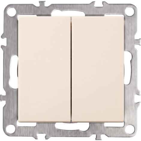 Toolight Double Switch Oste Jnh007-w Beige (1/5)