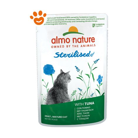 Almo Nature Gatto Functional Adult e Mature Sterilised 70gr Tonno