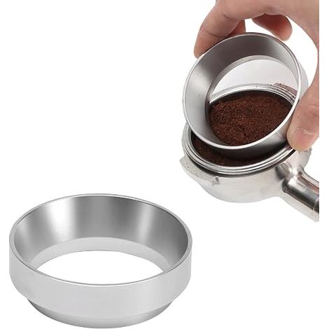 2er-Pack Set mit 51-mm-Magnet-Dosierringen und Filterclips aus Aluminium für Kaffee (1/5)