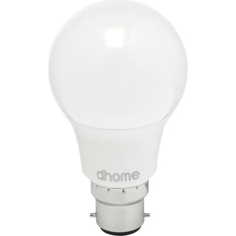 LED-Glühbirne B22 Fassung 4000K 806lm - 8 Watt - Dhome