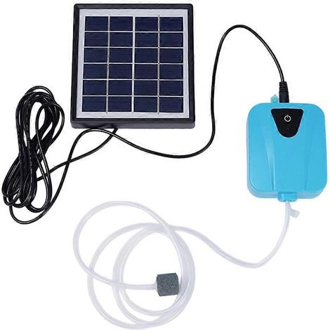 Solare Sauerstoffpumpe, Wassersauerstoffpumpe, Fisch-Sauerstoffanreicherer, Aquarienzubehör (1/5)
