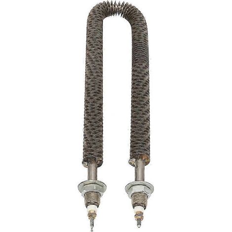 Tube chauffant électrique à ailettes en U, élément chauffant en acier inoxydable, 220 V, 1 kW (1/4)