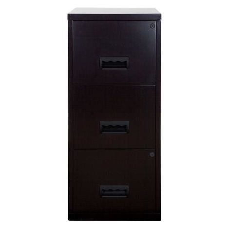 Pierre Henry 3 Drawer A4 Filing Cabinet – Black (1/3)