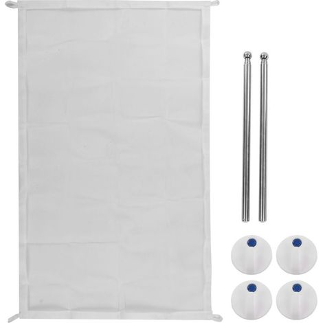 Barrière de sécurité intérieure pour chien, portable, pliable et rétractable, pour escalier, compatible avec les chats, blanche, 72 (1/5)