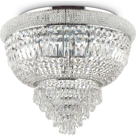 LAMPADA DA SOFFITTO DUBAI PL6 CROMO (1/3)
