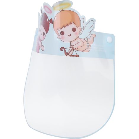 Lot de 10 masques transparents anti-salive pour enfants, avec de jolis motifs de dessins animés, parfaits pour les activités de plein air et les bébés. (1/5)