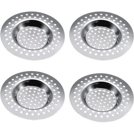 Spülbecken-Sieb-Stopper, 4 Stück, Edelstahl, Küchenspüle-Sieb-Stopper, Spülbecken-Sieb-Stopper, Spülbecken-Sieb-Stopper, für Küche, Badewanne, Badezimmer, Waschbecken
