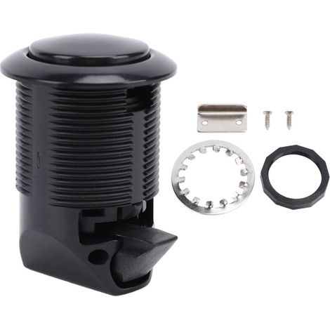 Serrure D'armoire Sans Clé à Bouton-poussoir Intégré Pour Camping-car, Yacht Et Caravane, Sécurité Améliorée, Noir (1/4)
