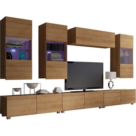 Conjunto de salón Remus XI, Roble dorado (1/4)
