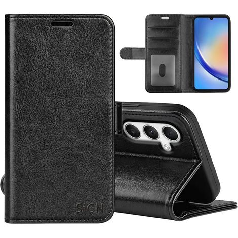 Sign Wallet Cover F R Samsung Galaxy A26 Schwarz
