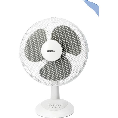 Ventilatore da tavolo, 3 velocità, inclinazione regolabile, BIANCO (1/2)