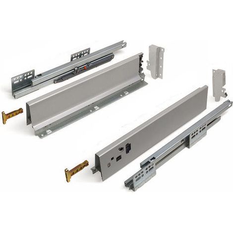Schubladensystem Modern Box Zargenhöhe 84 mm Nennlänge 300 mm Soft-Close weiß