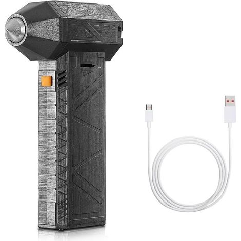 Mini souffleur à jet sans fil 130 000 tr/min Vitesse réglable 8000 mAh Moteur silencieux pour clavier et voiture (1/5)