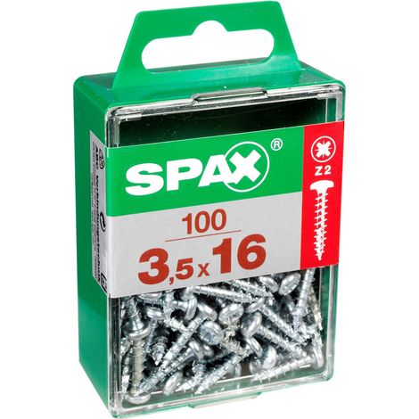 Box 100 Universale Vite 3,5X16 Spax Testa Pz Rotonda Wirox 100 Pc (1/2)