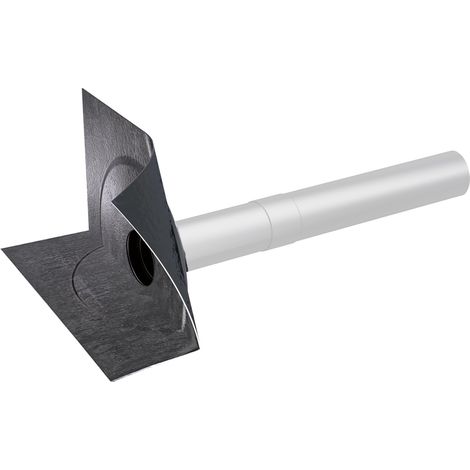 Klöber Flavent Flachdach Attika Balkon Ablauf DN110 Bitumen-Anschluss (1/2)