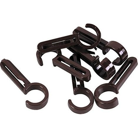 Lot de 10 agrafes marron 1 branche – Anneaux ø35 et ø28 – Fixation pour gazon synthétique – Résistant et durable – Ateliers 28