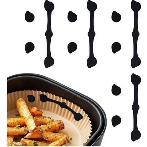 12 Pcs Aimant Air Fryer - Aimants Empêchent le Glissement et la brûlure, sans BPA, Accessoires pour Friteuses (1/5)