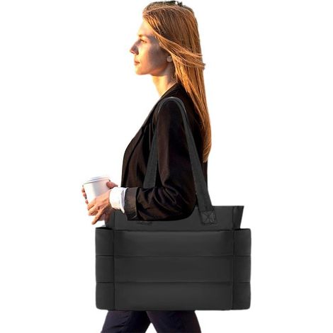 Sac fourre tout souple et léger pour femme avec fermeture éclair, à bandoulière (1/5)