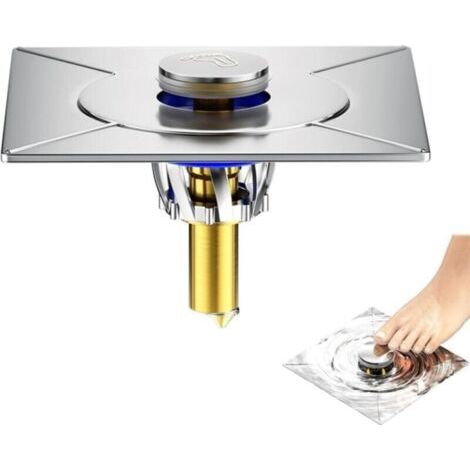 Convient Clapet Anti Odeur Douche pour Bonde Douche,Siphon Douche,Filtre Douche,Bouchon Douche Anti Odeur Amovible en Acier Inoxydable pour Salles de Bain, Cuisines (1/5)