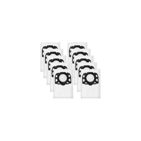 Lot de 10 sacs filtrants de rechange pour aspirateur eau et poussière Karcher WD4 - WD5 - WD6 - KWD 4/5/6 - KNT 4 - WD4.200 - WD5.800 - MV4 - MV5 - MV6 - SE 5.100 - SE 6.100 - pour remplacer le sac à (1/5)